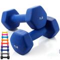 Hand Weights Neoprene Coated Hex Dumbbell Set Exercise & Fitness Dumbbell for Home Gym Equipment Workouts Strength Training