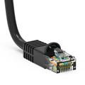 Cable Central LLC Cat 6 Ethernet Cable 100 Feet (1 Pack) High Speed Internet Patch Cord Cat 6 With RJ45 Connector - Black UTP Booted 100 Ft Computer Network Cable Internet Cable Cat 6 Cable