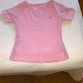 Nike Tops | Nike Pink Workout/Tennis Short Sleeve Top Mesh Sides. Size Small | Color: Pink | Size: S