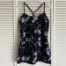 Lululemon Athletica Tops | Lululemon Power Y Tank *Luon Black, Navy, Purple & Pink Floral Size 8 Rare | Color: Blue/Purple | Size: 8