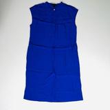 J. Crew Dresses | J. Crew Blue Keyhole Capped Sleeve Shift Dress Xs | Color: Blue | Size: Xs