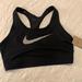 Nike Intimates & Sleepwear | Brand New Nike Black Swoosh Sports Bra Size Xl | Color: Black/White | Size: Xl