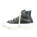 Converse Shoes | Converse Chuck Taylor Black Leather Lace Up High Top Wedge Sneakers Shoes Size 8 | Color: Black | Size: 8