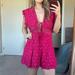 Free People Dresses | Free People Morning Sun Romper- New- Worn Once! | Color: Orange/Pink | Size: M