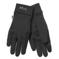 Helly Hansen Fleece Touch Glove Liner, Unisex Design with Touch Screen Fingertips, for Adults, Black, Medium