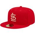 Men's New Era Red St. Louis Cardinals Monochrome Camo 59FIFTY Fitted Hat