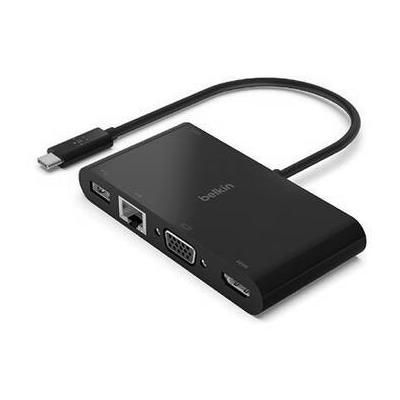 Belkin USB-C Multimedia Adapter with 100W Power Delivery AVC004BTBK