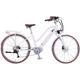 E-Bike EGO MOVEMENT "Classic 25 Cleopatra Trapez 45 cm Weiß 28"" E-Bikes Gr. 45 cm, 28 Zoll (71,12 cm), weiß E-Bikes