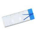 Portable Hand Held Ruler Magnifier Bar with Measuring Scale Acrylic Magnifying Glass Reading Magnifier for Read Map Book