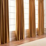 Chanasya Velvet Room Darkening Window Curtain Panel Pair (Set of 2)