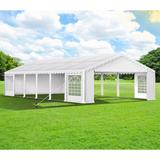 20' x 40' Large Patio Wedding Party Tent with 12 Removable Sidewalls Outdoor Gazebo Event Shelter Canopy with Carry Bags