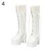 Fashion PU Leather 1/3 5 Styles Play House Accessories Differents Color Fabric Shoes 60cm Doll Boots 4