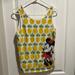 Disney Tops | Disney Store Women’s Pineapple Tank Top With Minnie Mouse. Size Medium | Color: White/Yellow | Size: M