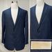 Michael Kors Suits & Blazers | Men's Michael Kors Navy Blue Plaid 2-Button Polyester Blend 46l Blazer Jacket | Color: Blue | Size: 46l