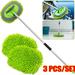 Car Wash Brush Mop Kit with Long Handle Car Cleaning Supplies Kit Washing Car Tools Accessories Aluminum Alloy Pole