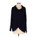 Calvin Klein Long Sleeve Top Blue Cowl Neck Tops - Women's Size Small