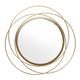 ORFOFE 1pc Wrought Iron Wall Mirror Vintage Home Decor Decoration for Home Round Mirror Rustic Wall Mirror Circle Wall Hanging Mirror Wall- Mounted Mirrors Round Wall Mirror Mirror Decor
