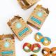 Craft & Crumb 6 x Superhero Biscuit Party Bags - Baking & Decorating Kit - DIY Superhero Masks For Kids - Eco Friendly Sustainable Superhero Party Bags - Perfect for Themed Parties