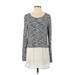 White House Black Market Casual Dress - Shift Scoop Neck Long sleeves: Gray Color Block Dresses - Women's Size X-Small