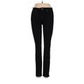 Ann Taylor LOFT Jeans - Mid/Reg Rise Skinny Leg Denim: Black Bottoms - Women's Size 27 - Black Wash