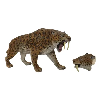 Jouet classique Rebor Smilodon Populator chat errant tigre à dents de sabre modèle animal