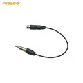 FEELDO – adaptateur de prise de câble d'antenne AM/FM Audio de voiture ISO à DIN mâle adaptateur