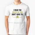 I Read The Rules So You Don't Have To Brittop T Shirt 100% Pur Coton Silentecho Funny Meeple