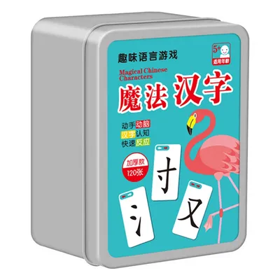 Cartes magiques Rick chinois pour enfants jeu de mémoire d'apprentissage jouet de créneau radical