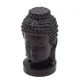 Statue de Bouddha en Bois Sakyamuni TathagMiFigurine MahNestIndia Tête de Bouddha Artisanat