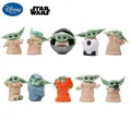 Figurine bébé Yoda Grogu Mandalorian 6cm jouets Star VAN cadeaux de noël pour enfants