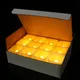 Bougies chauffe-plat LED en forme de Cube scintillantes sans flamme pour décoration de fête de