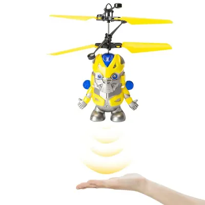 Flying Orb Pro – Mini drone Anti-collision boule volante LED qui brille dans le noir jouets et