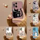 Chat De Bande Dessinée Étui Fundas Coque Pour OPPO A52 A53 A72 A75 A79 A94 A93 Reno 3 4 6 Trouver X2