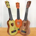 Ukulele hawaïen en bois pour enfants jouet à cordes document solide JEFretboard