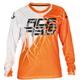 Acerbis MX J-Kid 3 Kinder Motocross Jersey, weiss-orange, Größe L