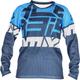 Acerbis MX J-Windy 4 Kinder Motocross Jersey, weiss-blau, Größe M