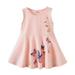 Girls Summer Dress Sleeveless Printing Casual Dress Girl Print Dress Sleeveless Casual Floral Sundress