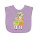 Inktastic Mardi Gras Llama Boys or Girls Baby Bib