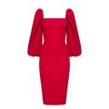 Swing Fashion Women's Giselle | Rot Bleistiftkleid | Damen Etuikleider | Festliches Abendkleid | Partykleid | Cocktailkleider | Sexy Tailliertes Enges Kleid 38 (M)