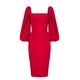 Swing Fashion Women's Giselle | Rot Bleistiftkleid | Damen Etuikleider | Festliches Abendkleid | Partykleid | Cocktailkleider | Sexy Tailliertes Enges Kleid 38 (M)