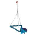 Etereauty Bird Swing Parrots Toys Parrot Pet Hanging Rope Cage Supplies Stand Birds Chew Climbing Hammock Chewing