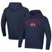 Men's Under Armour Navy Greenville Drive All Day Fleece Pullover Hoodie