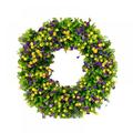 Clearance!!!Mixed Daisy Wreaths for Front Door Spring Wreath Outdoor Spring Wreath Mixed Daisy Artificial Wreath Decorations for Window Wall Mantel Porch Spring Decor