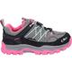 CMP Kinder Trekkinghalbschuhe KIDS RIGEL LOW TREKKING SHOE WP, Größe 33 in CEMENTO-PINK FLUO