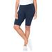 Plus Size Women's Knit Bike Short by Catherines in Navy (Size 4X)