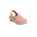 Wide Width Women's The Clea Espadrille by Comfortview in Orange Multi (Size 12 W)