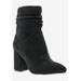 Women's Carson Bootie by Bellini in Black Microsuede (Size 8 1/2 M)