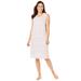 Plus Size Women's Short Sleeveless Sleepshirt by Dreams & Co. in Pink Flamingos (Size 1X/2X) Nightgown