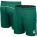 Men's Colosseum Green Michigan State Spartans Laws of Physics Shorts