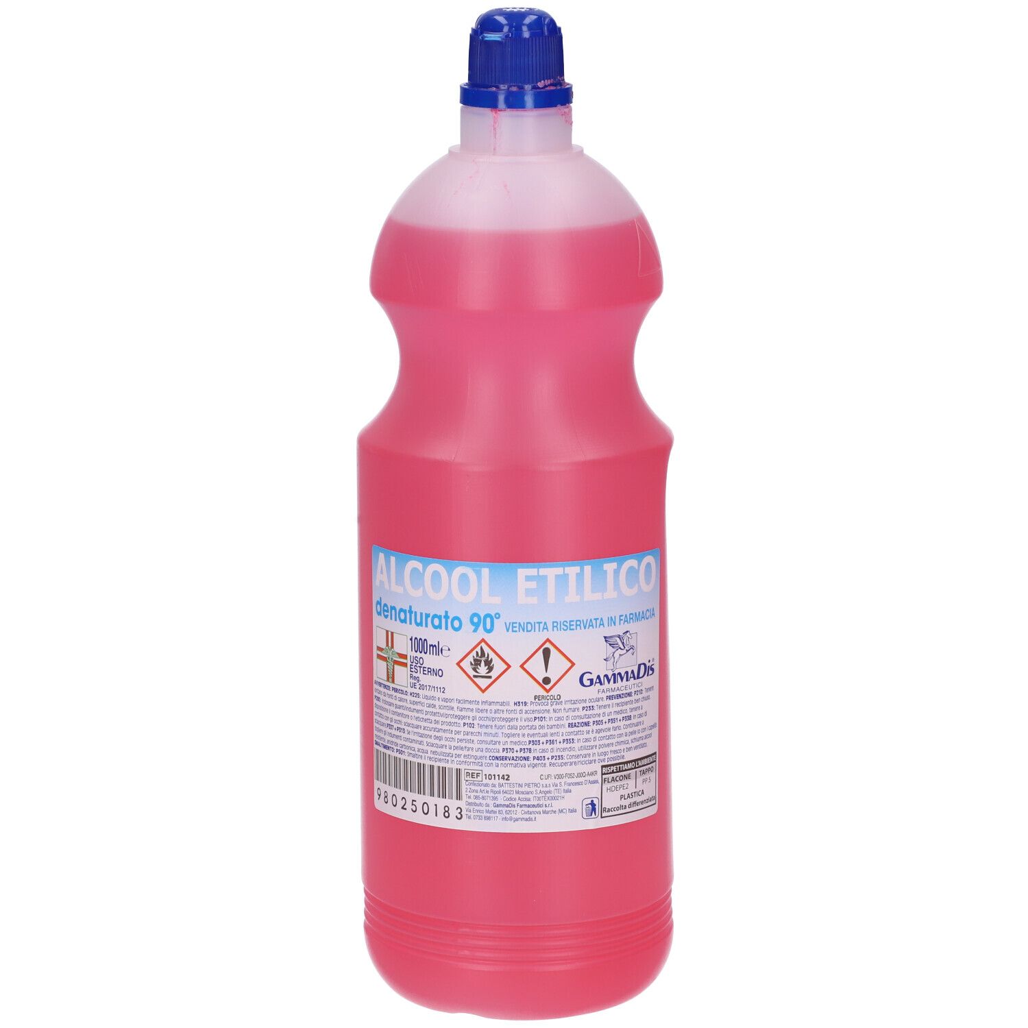 Alcool Etilico Denaturato 90° 500 ml Soluzione